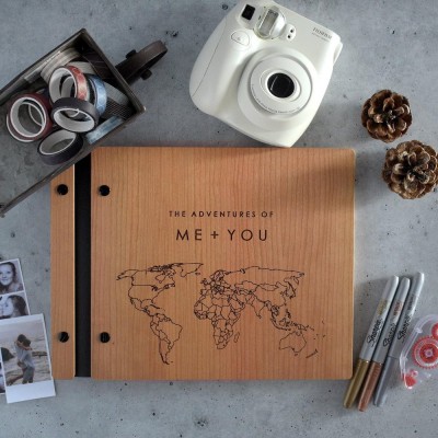 Personalized Our Adventure Book Scrapbook Couples Travel Album Anniversary Gift Valentine's Gift Christmas Gift