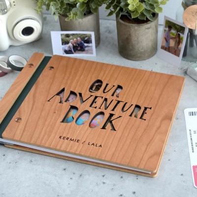 Personalized Our Adventure Book Scrapbook Couples Travel Album Anniversary Gift Valentine's Gift Christmas Gift